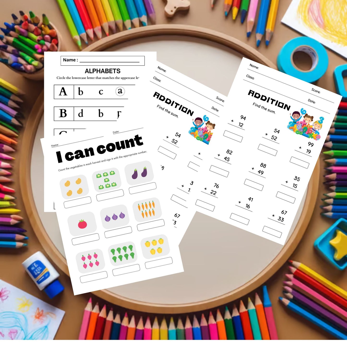 11,000+ Pages Of Toddler Worksheets