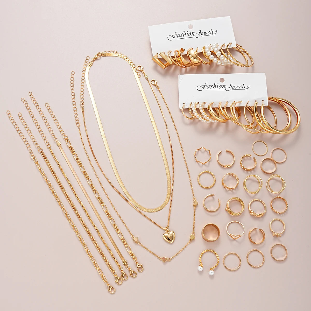 42 Pcs/Set Jewellery (No Box)