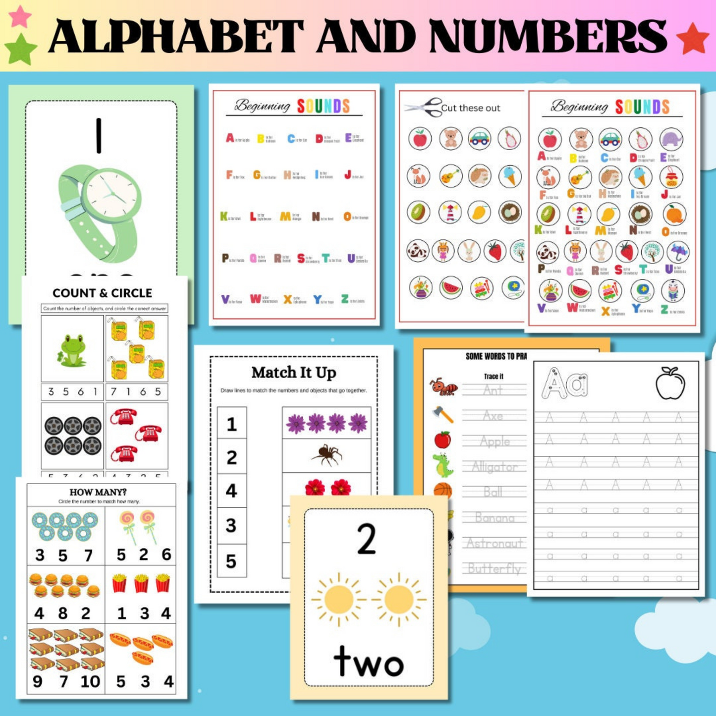 11,000+ Pages Of Toddler Worksheets
