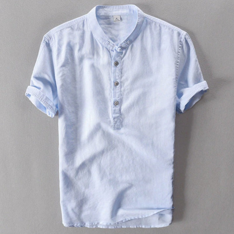 Casual Cotton-Linen Shirts