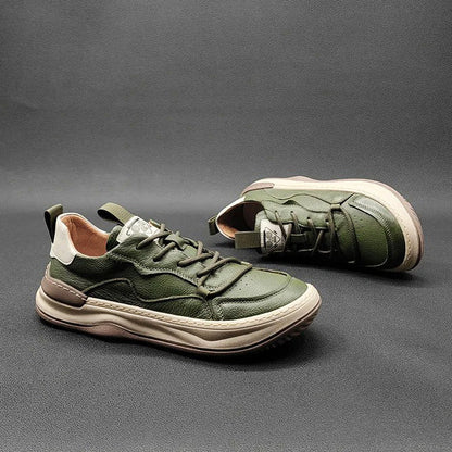 SkyVoyager Leather Sneaker