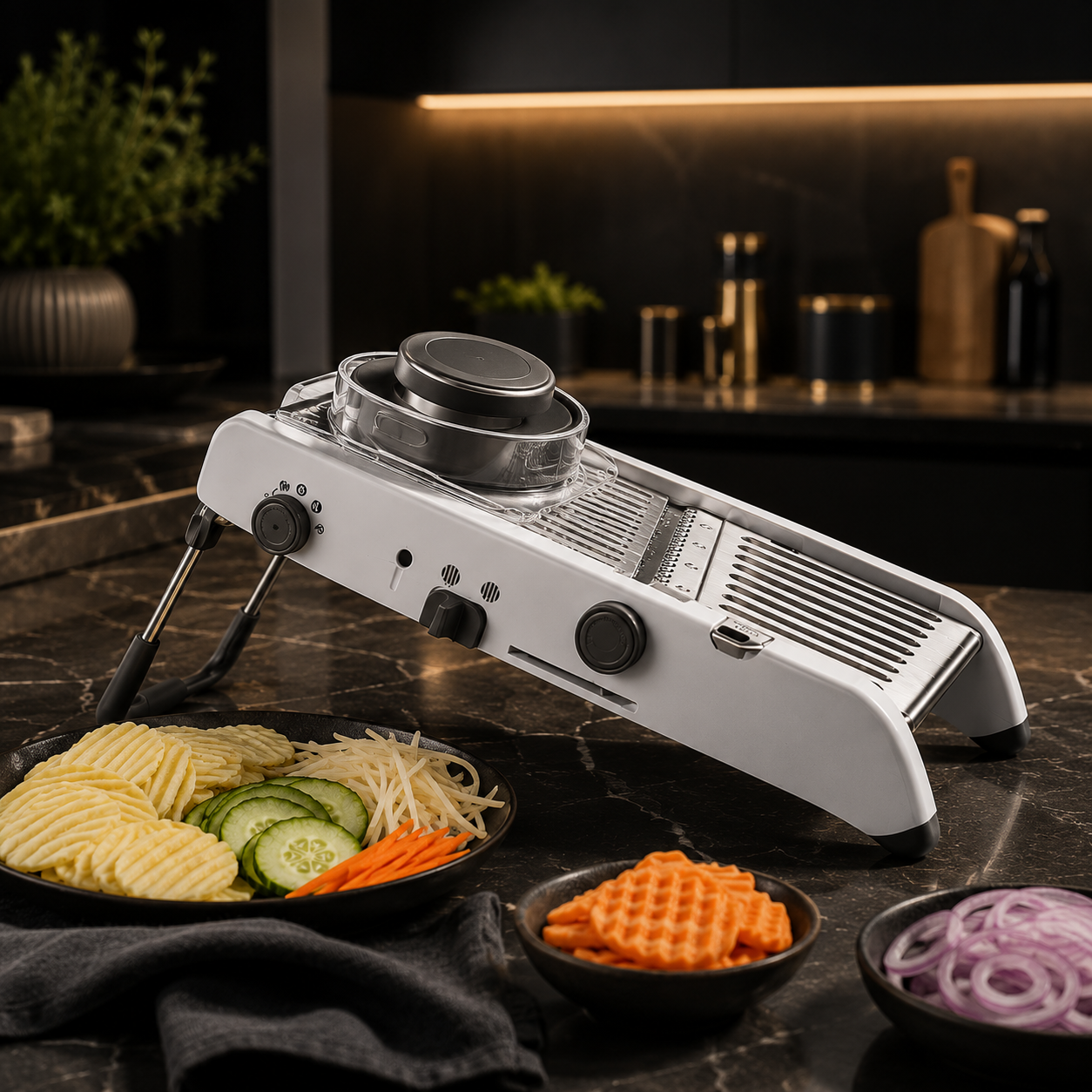 Chef Pro Mandoline Slicer — 18-in-1 Adjustable