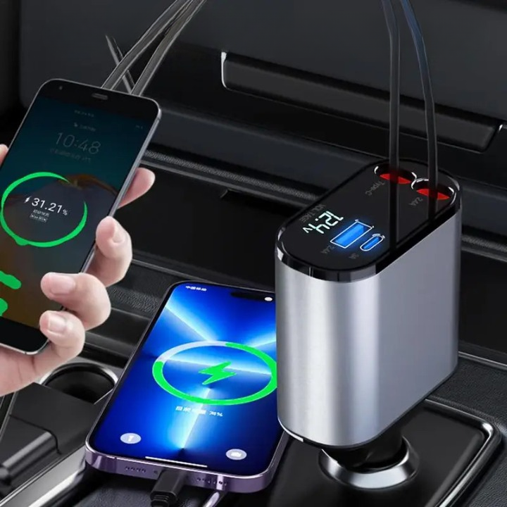 Retract Car Charger