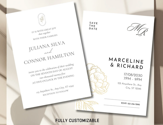 20 Wedding Invitation Templates