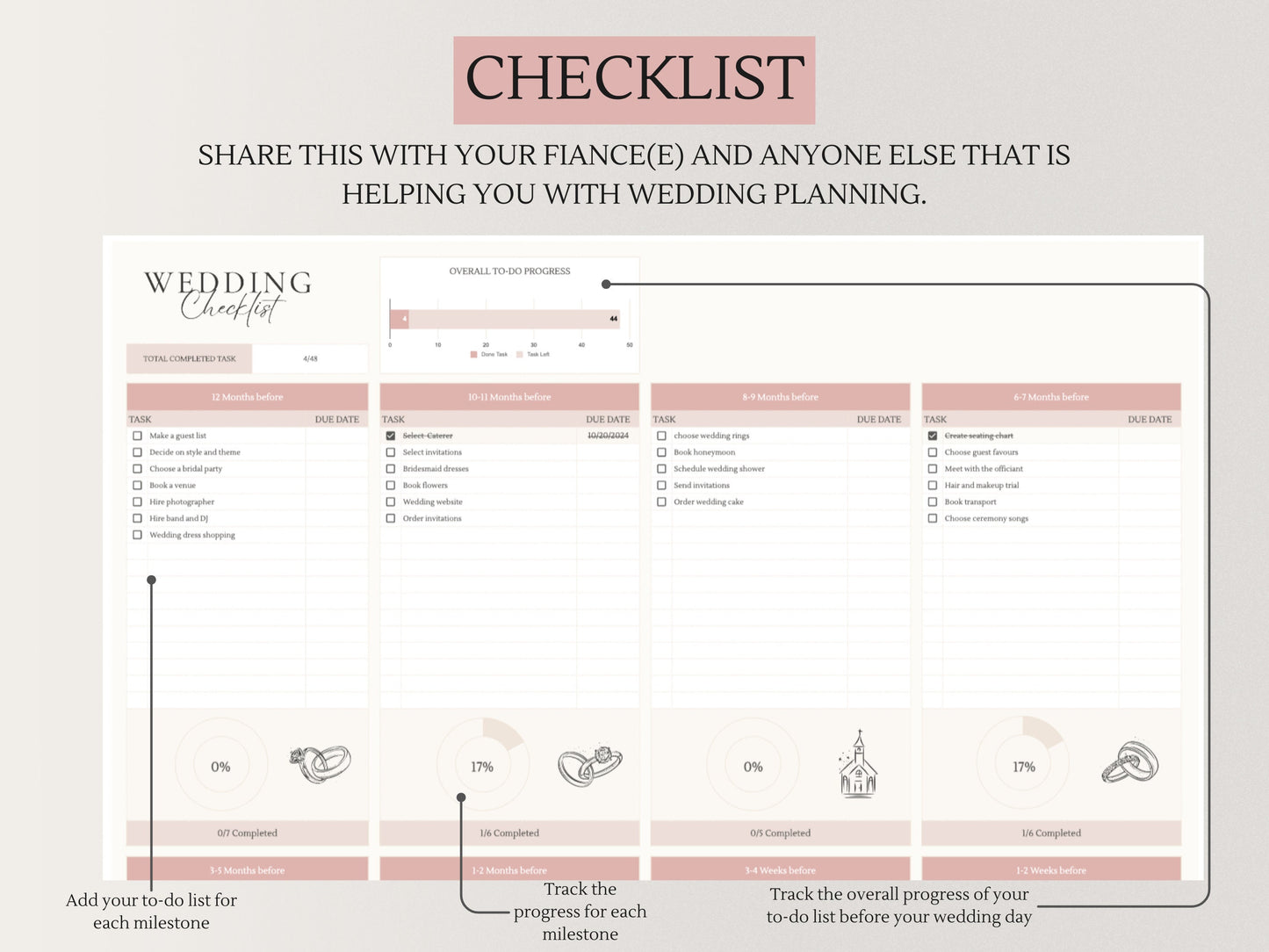 Ultimate All In 1 Wedding Planner Bundle