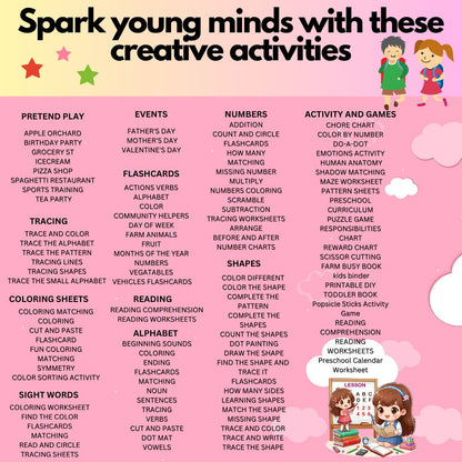 11,000+ Pages Of Toddler Worksheets