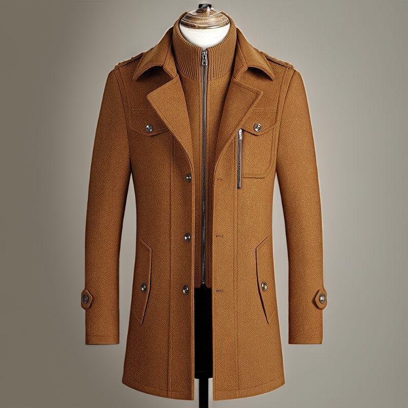 Pent Deevoîr Prestige Wool Overcoat