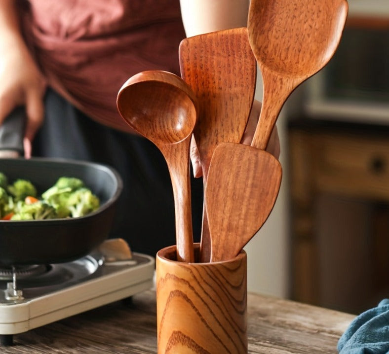 TimberTouch Wooden Utensil Set