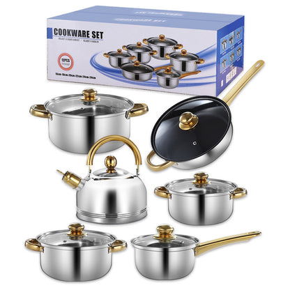 6pcs, SteelChef Cookware Set