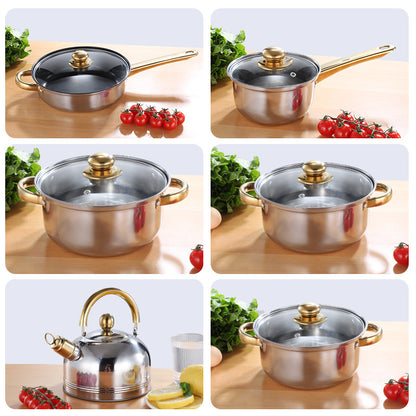 6pcs, SteelChef Cookware Set