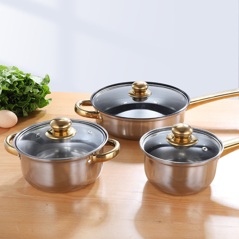 6pcs, SteelChef Cookware Set