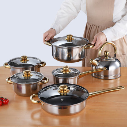 6pcs, SteelChef Cookware Set