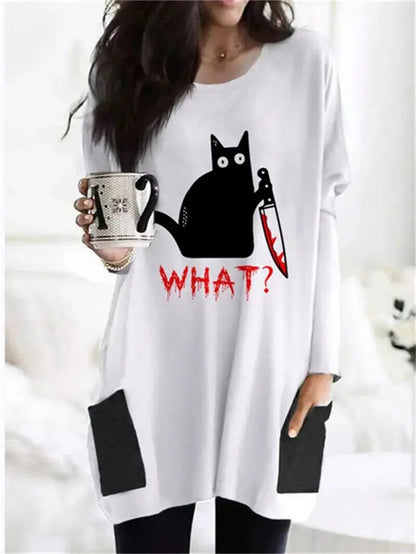 Comfy Long Sleeve Cat