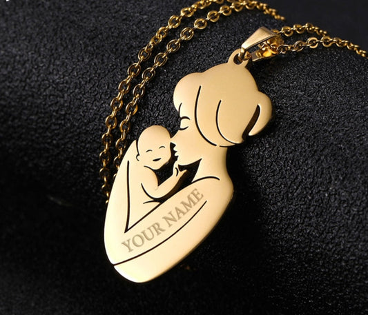 Personalized Baby Birth Necklace