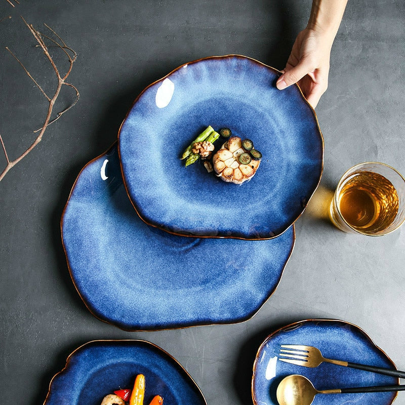 Davoxa™ Marine Glazed Ceramic Plates