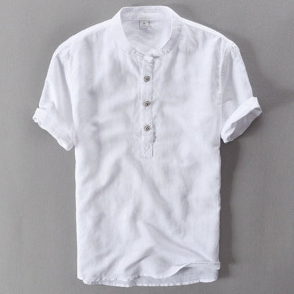 Casual Cotton-Linen Shirts