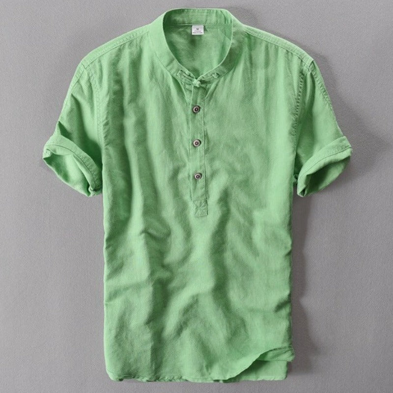 Casual Cotton-Linen Shirts