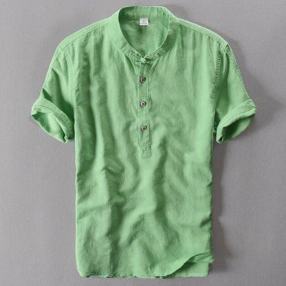 Casual Cotton-Linen Shirts