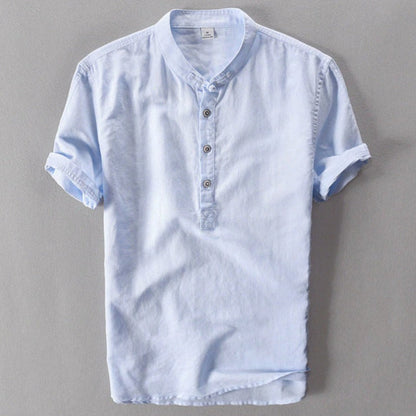 Casual Cotton-Linen Shirts