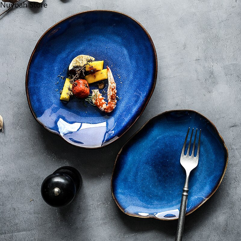 Davoxa™ Marine Glazed Ceramic Plates